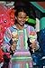 Baja Hoodie Rainbow Mexican Drug Rug Pullover Poncho Sweatshirt (Large)