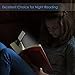 Book Lights, SOONHUA LED eBook Reading Lights USB Rechargeable with Clip Bookmark and 2-Grade Adjustable Brightness Reading Lamp