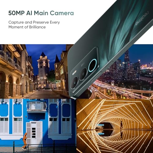 realme C71 Telefono Cellulare Sbloccato Display 120Hz, 8GB RAM 256GB ROM Smartphone con Batteria 6000mAh e Ricarica Rapida 45W, Cellulari Android Dual SIM con Impronta Digitale Laterale, NFC, Bianco