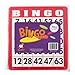 100-pack Red Reusable Bingo Cards with Unique Numbers for 100 Players - Family Bingo Game Accessories - Use with Clear Chips