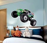GRAVE DIGGER Decal Monster Truck WALL Vinyl STICKER Home Decor Art Monster Truck Jam Mural Kids. 18
