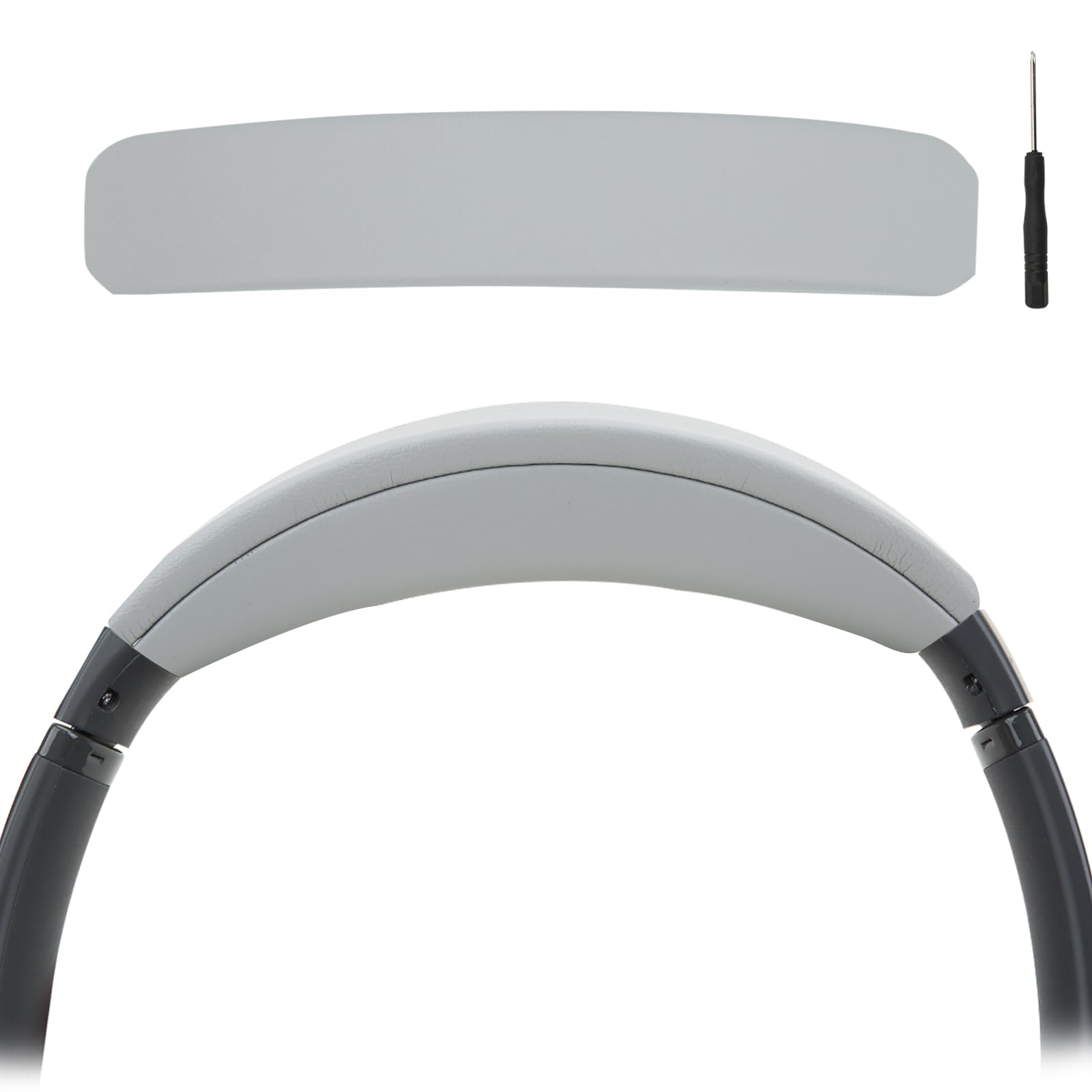 Photo 1 of Replacement Headband Pad Kit for Bose QuietComfort 45 (QC45) QC35 QC35 II Headphones (Light Gray)