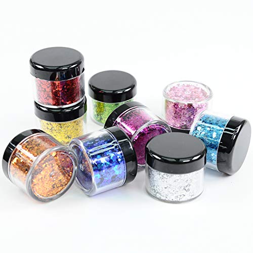 Glitter Wenida Holographic Cosmetic Festival Chunky Body Glitter for Nail Hair Face - Thumbnail 4