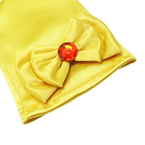Orgrimmar Princess Dress Up accessories For Belle Gloves Princess Tiara Crown Wand Necklaces For Kids