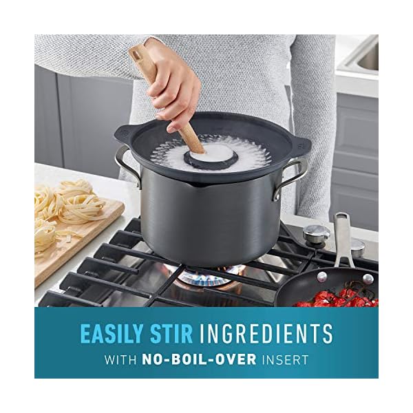 Calphalon Classic Pots and Pans Set, 10 Piece Cookware Set with No Boil