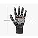 Pet Grooming Glove: Cat, Horse & Dog Deshedding Gloves Soft Rounded Nubs & Adjustable Wrist Strap – Pair Flexible Brush Mitts Shedding, Bathing, Massaging & Hair Removal (Black)