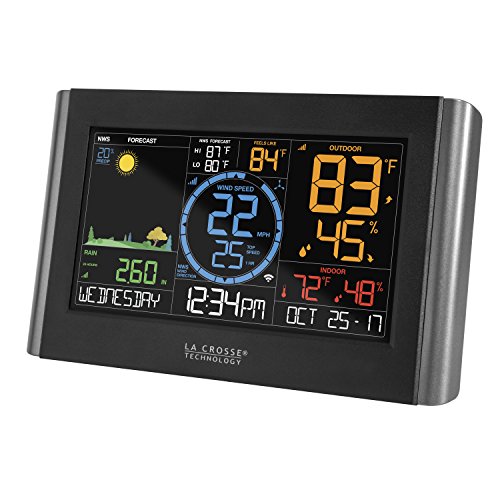 La Crosse Technology V22WRTHINT Professional Weather Station, Black