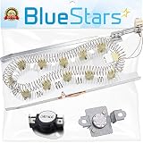 3387747 & 279973 Dryer Heating Element With Dryer Thermal Cut-off Fuse Kit by Blue Stars- Exact Fit for Whirlpool Kenmore Dryers