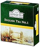 Ahmad Tea English Tea No.1 Enveloped Teabag, 100 Count