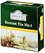 Ahmad Tea English Tea No.1 Enveloped Teabag, 100 Count
