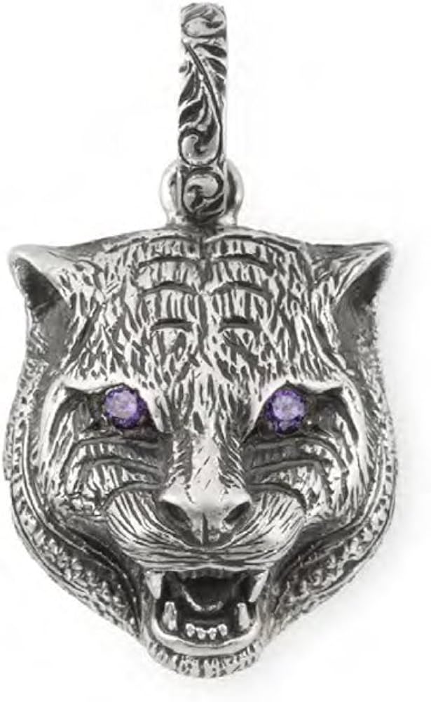 gucci feline pendant