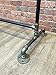 Industrial Pipe Clothing Rack with Wood Side Shelves by William Robert's Vintage