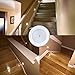 Mopos 5 Pack Wireless Motion Sensor Exquisit Night Light for Stairways,Hallway,Closet,Kitchen,Washroom (Warm Yellowish)