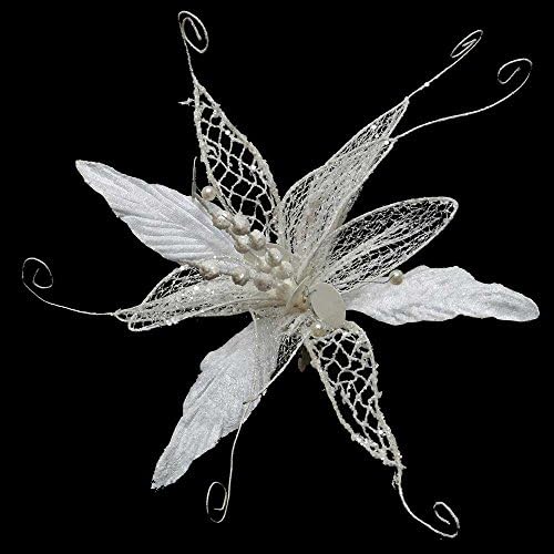Sparkle Fancy Silk Lily with Mica on Clip