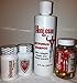 Hongosan Kit Completo Hair Skin and Nails Fungus , Athlete´s Foot, Caspa, Dandruff, Scalp, Toenail Nail Fungus Hongosan Miracle Brush & Hongosan Magic Drop El Hongosan Original El Unico Que Usted Ve En La Tv Hongoman De Hongosan Corp