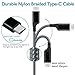 USB Type C Cable Fast Charging(Usb 3.0), [6.6ft 2Pack]Usb C Cable, Extra Long Nylon Braided Quick Charger Cord Compatible for Samsung Galaxy Note 9 8 S9 S8 Plus, LG V30 V20 G5 G6, Moto G5/6, OnePlus 6
