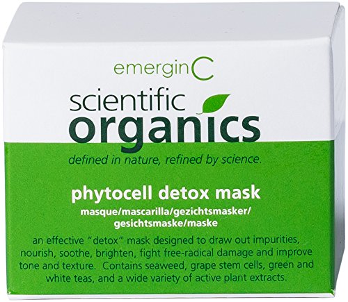 emerginC Scientific Organics - Phytocell Detox Mask, French Green Clay, 50ml / 1.76oz