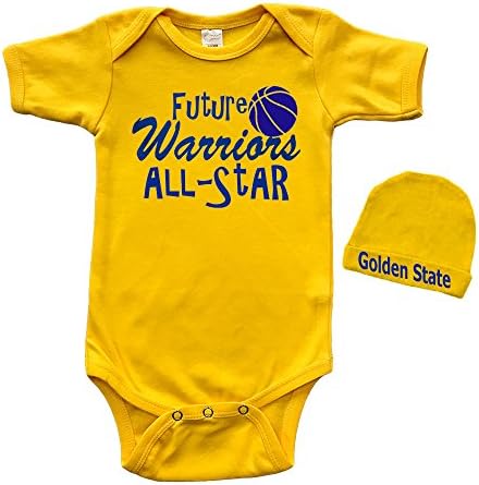 PandoraTeesShort Sleeve Baby Bodysuit and Cap Set - Future Warriors All-Star