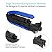 Generic RG59 RG6 RG11 Cable F-Connector Compression Tool / Blue and Black Plastic and Steel Adjustable Compression Tool-Hardened Steel Construction With Black Oxide Finished