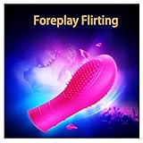 Silicone Finger Set Couple Flirting toys Personal Finger Massager for Lesbian 2Pcs (Pink)