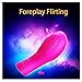 Silicone Finger Set Couple Flirting toys Personal Finger Massager for Lesbian 2Pcs (Pink)