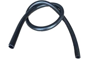 TEKTUBE 1 1/4" Dia. X 25' - Black Schedule 40 Ultra Flexible PVC Pipe- Made in the USA