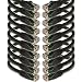 iMBAPrice (10 Pack) Black 1/2 Feet (0.5ft / 6 inch) Molded UTP Cat6 Ethernet Network Patch Cable RJ45 M/M primary