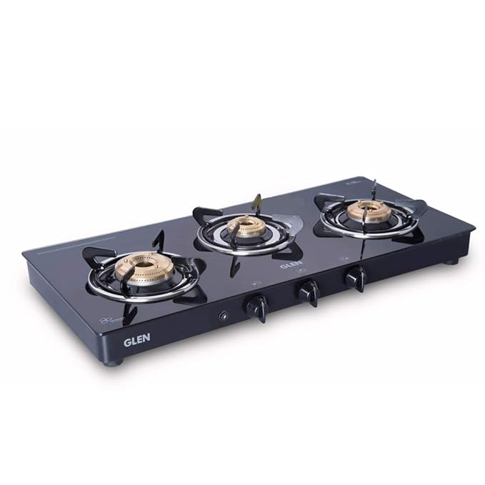Buy Glen Gas Stove 3 Burner 1033 GT Extra Large, Brass Burner