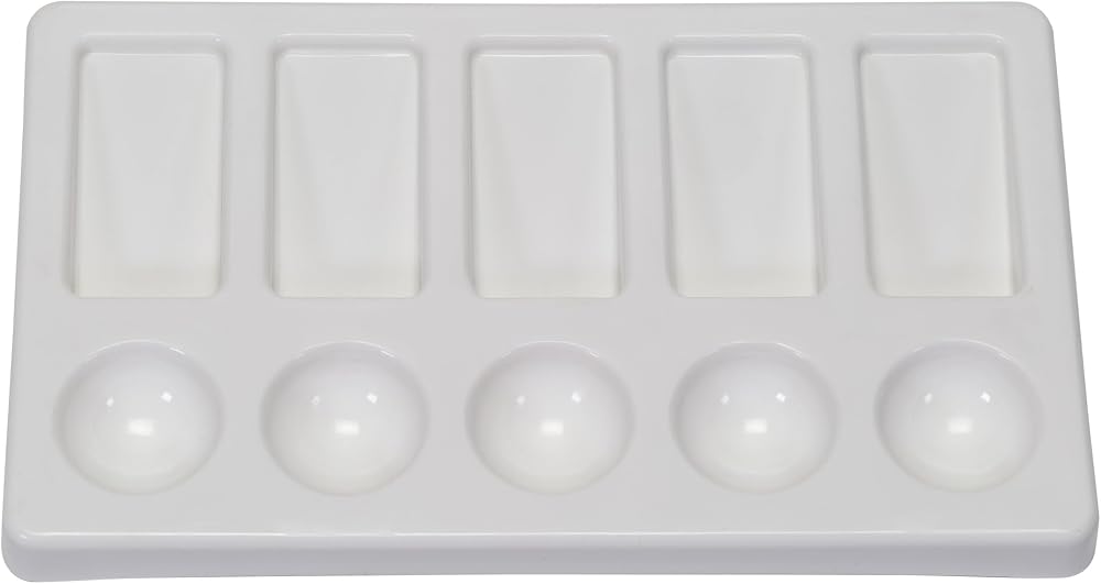 Humbrol AG5111 Acrylic Paint 1 Count White Durable Mixing Palette