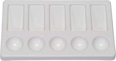 Humbrol AG5111 Acrylic Paint 1 Count White Durable Mixing Palette