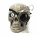 Steampunk Monocle Goggles Victorian Left Side with Double Clip on Loupe Gold