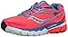 Saucony Women's Ride 8 Running Shoe, Coral/Blue/Sea, 7.5 M US