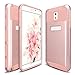 Note 3 Case, Galaxy Note 3 Case, Hinpia 2 in 1 Hybrid Shock Resistant Rubber Slim Hard Case Cover for Samsung Galaxy Note 3 Note III N9000 All Carriers (Rose Gold/Rose Gold)