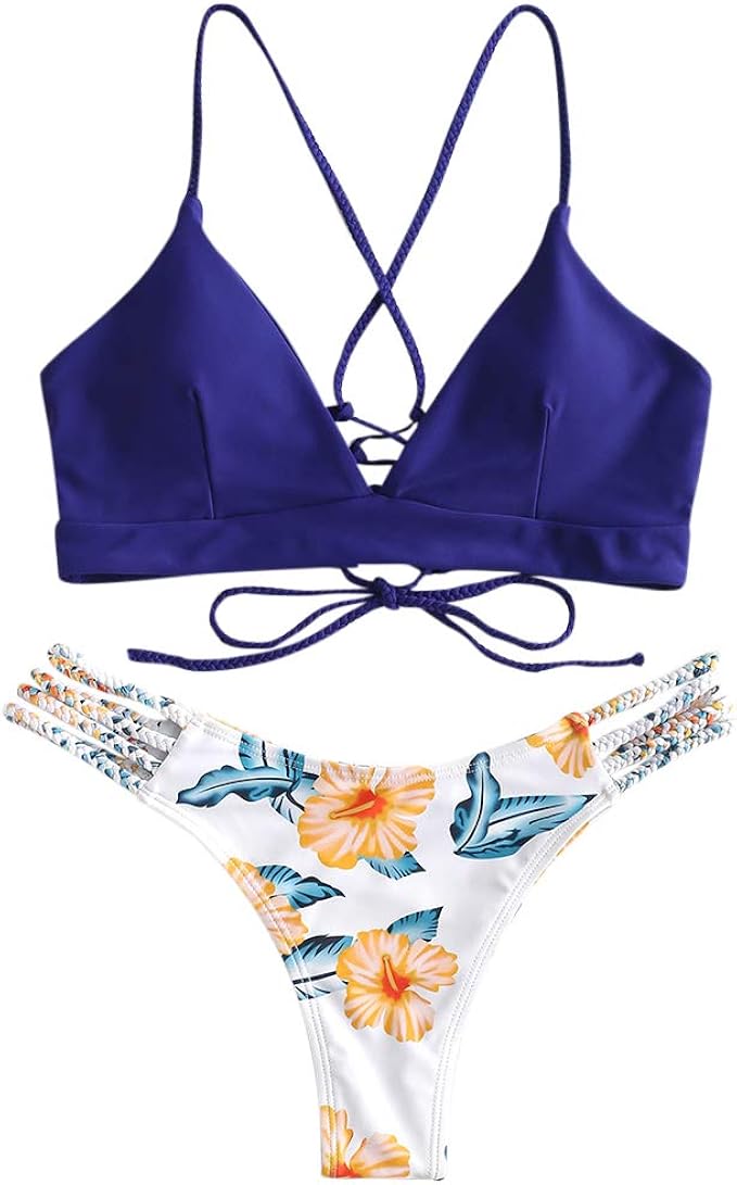 flower bikini set
