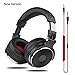 OneOdio Adapter-Free DJ Headphones for Studio Monitoring and Mixing,Sound Isolation, 90° Rotatable Housing with Top Protein Leather Earcups, 50mm Driver Unit Over Ear DJ Headsets with Mic