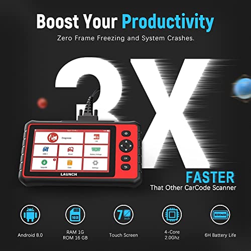 Launch CRP909C OBD2 Scanner With ABS Bleeding, ECU Coding, IMMO Key