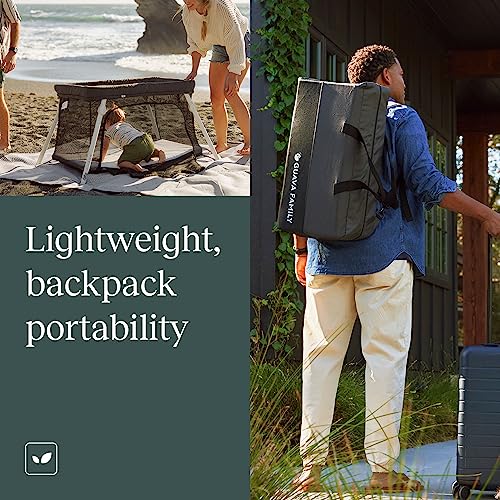 Guava Lotus Backpack Guava Family Lotus Travel Crib Backpack