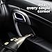 Car Vacuum Cleaner High Power - 120W, 4,5Kpa suction with 2 Hepa Filters, Hand Portable Wet and Dry Auto Hoover for Pet Hair, Carpet, Car Seat and others, 16.4FT(5M) Power Cord, Carry Bag Included