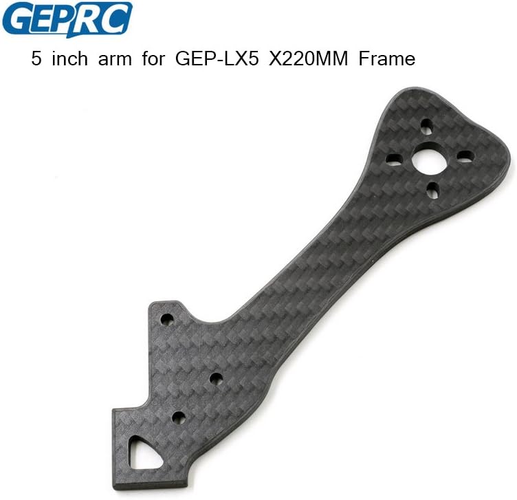 LAOSGE Original Geprc LX5 Carbon Fiber Arms 4mm Thickness for GEP-LX5 220MM Frame Quadcopter Drone