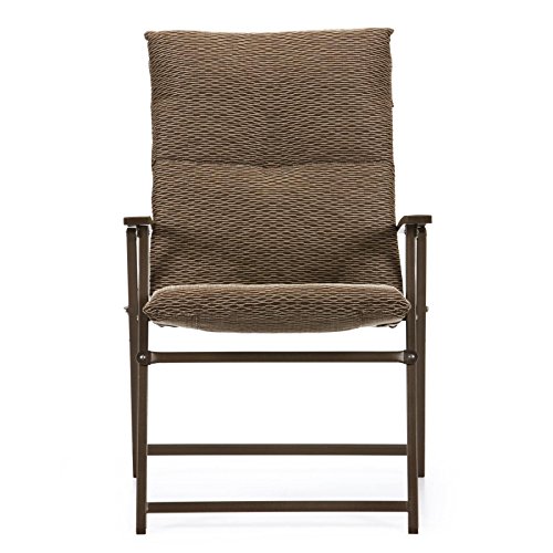 La Z Boy Outdoor Padded Folding Patio Chair Rust Resistant Heavy