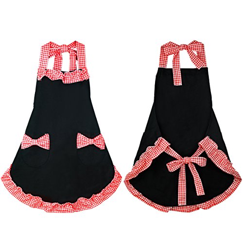 Rbenxia women s apron with pockets adjustable bib apron…
