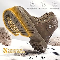hash bubbie Women's Waterproof Ankle Boots Non Slip