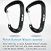 Pro Venture Hammock Straps and 2 Carabiners, 30+2 Loops, 1200lbs Breaking Strength (500lbs Rated) | 100% Non-Stretch, Lightweight, Portable Camping - Quick, Easy Setup | Heavy Duty + Tree Friendly