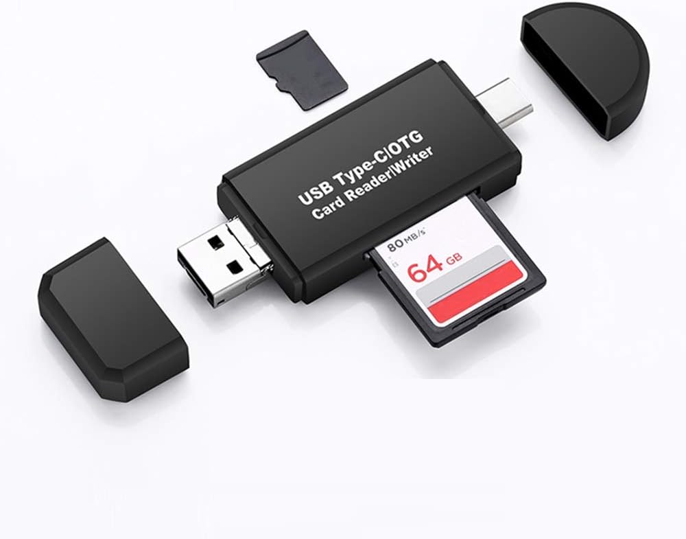 shihao159 Professional SD/TF Memory Card USB 2.0 Multi-Function OTG Adapter Type-C Micro USB Card Reader