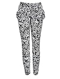 Simplicity Abstract Print Harem Pants w/ Pockets
