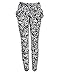 Simplicity Abstract Print Harem Pants w/ Pockets