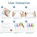 WARMLIFE Toothbrush Holder for Bathroom Electric Toothbrush Holder Wall Mounted or Stand Large Stainless Steel Multifunctional Tooth Brush Holder