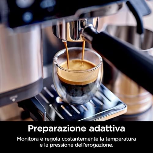 Luxe Essential, Macchina da Caffè, 2 in 1, Argento, ES501EU