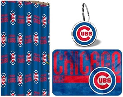 Amazon Com The Northwest Company Mlb Chicago Cubs 14 Piece Bath