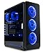 VIVO ATX Mid Tower Computer Gaming Black PC Case w/ Tempered Glass Side Panel, 6 Fan Ports, 3-speed control, USB 3.0 (CASE-V08)